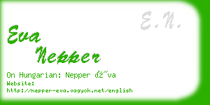 eva nepper business card